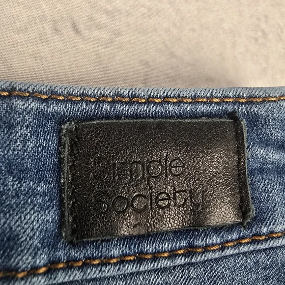 Simple Society Blue Denim Jeans - Picture 3 of 10